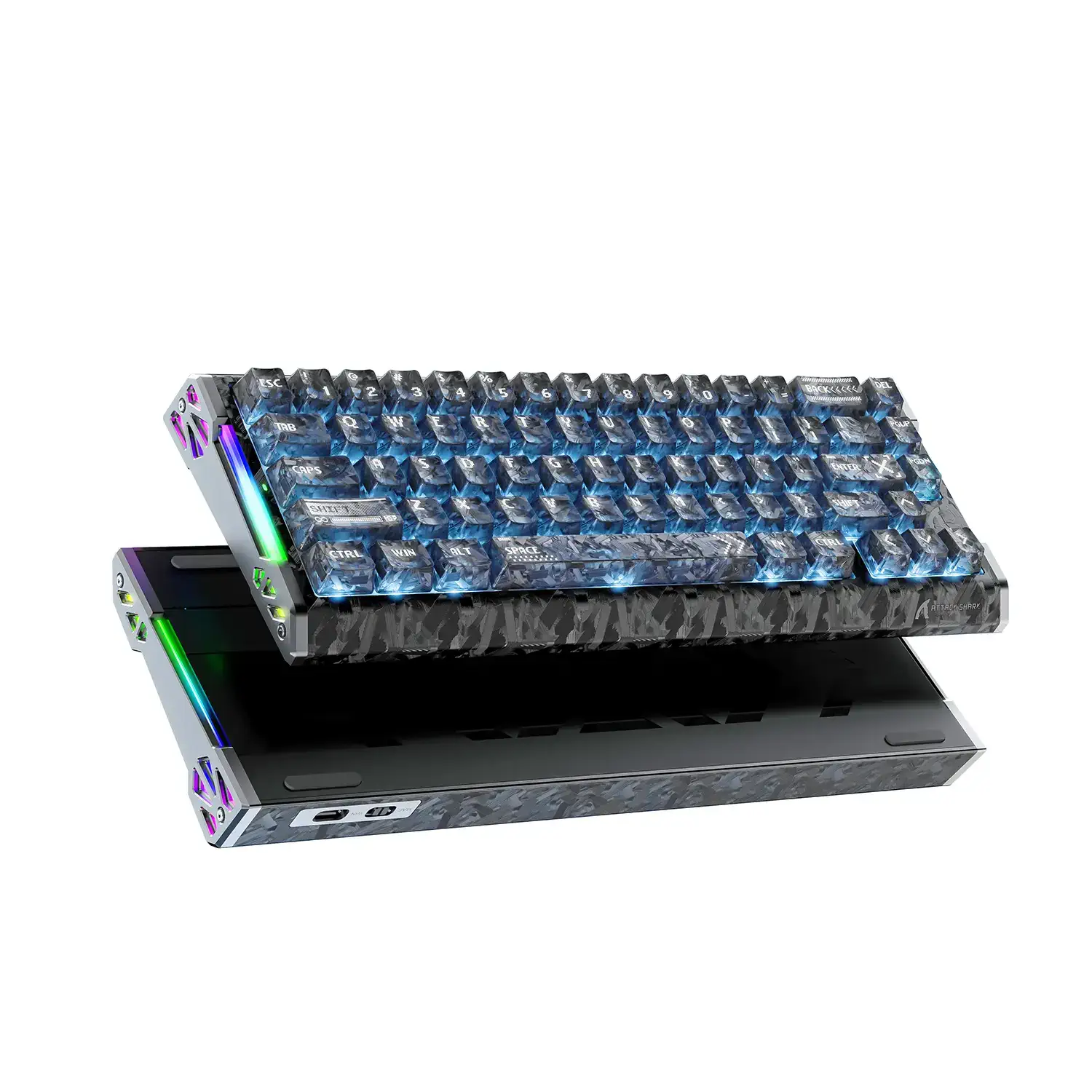 ATTACK SHARK R68 HE Carbon Fiber Magnetic Gaming Keyboard